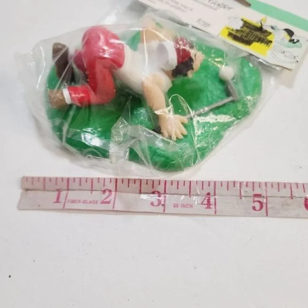 Vintage 1998 Wilton Comical Golfer Cake Topper Golf Lover Birthday